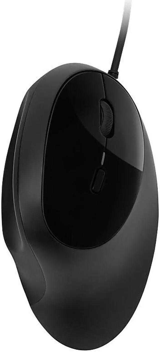 Alt view image 9 of 19 - Kensington Pro Fit K75403WW Black 5 Buttons 1 x Wheel USB Wired Ergo Mouse