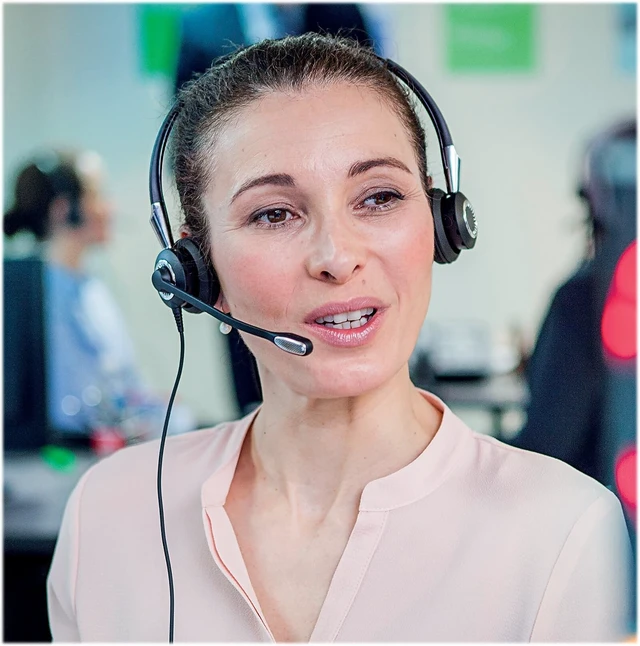 Alt view image 7 of 9 - Jabra BIZ 2400 II USB Headset - Stereo - USB - Wired - Gold Plated - Over-the-head - Binaural - Supra-aural - Noise Canceling