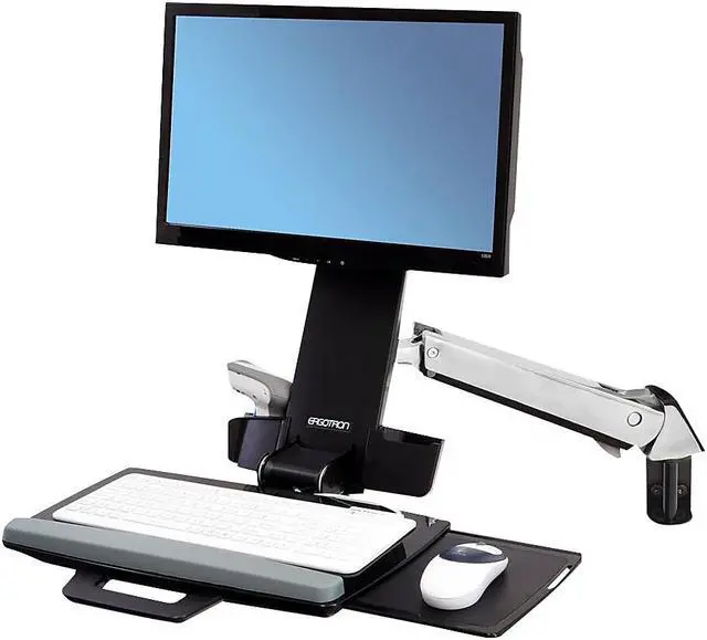 Alt view image 5 of 12 - Ergotron StyleView 45-266-026 Multi Component Sit-Stand Combo Arm Mount