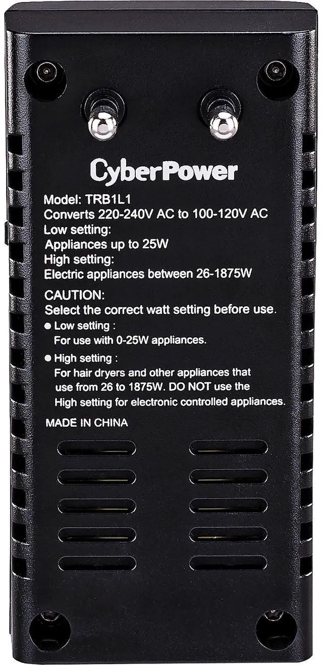 Alt view image 11 of 11 - CYBERPOWER SYSTEMS USA TRB1L1 TRAVEL ADAPTER 100-240V IN/OUT