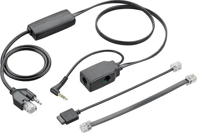 Alt view image 7 of 10 - Plantronics 38908-11 EHS Cable APA-23 (Alcatel)