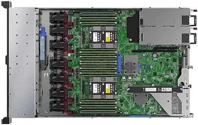Alt view image 4 of 9 - HPE Proliant DL360 Gen10 Rack Server with One Intel Xeon 6226R Processor, 32 GB Memory, 10Gb 2-port 562FLR-T Adapter, 8 Small Form Factor Drive Bays and One 800w Power Supply