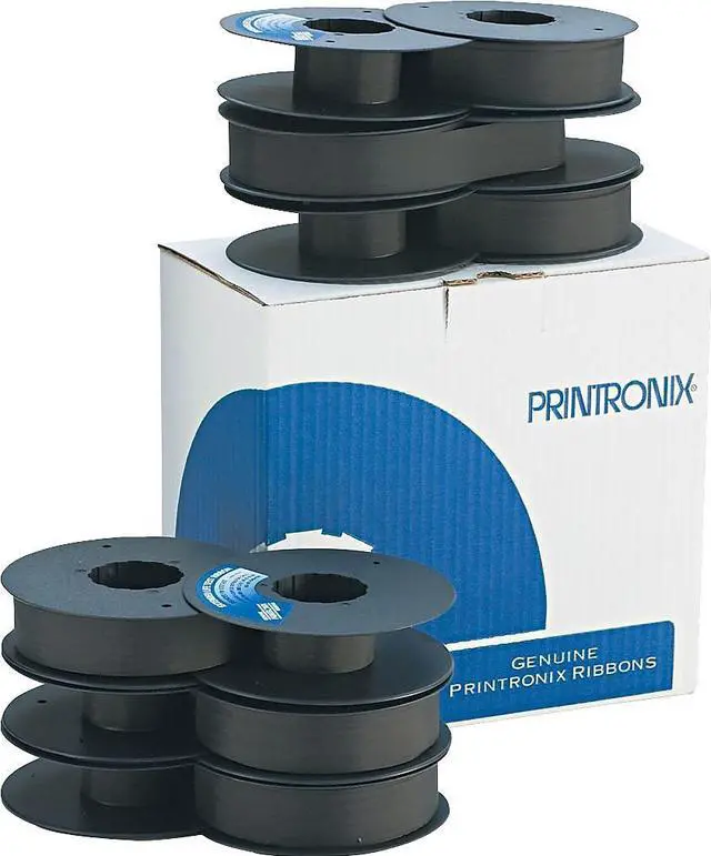Alt view image 2 of 10 - Printronix 107675007 Text Ribbon Black