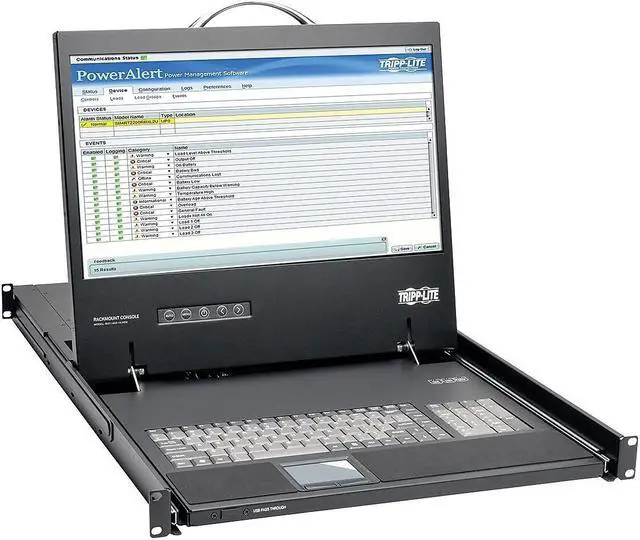 Alt view image 19 of 20 - Tripp Lite B021-000-19-HD2 Rack Console Dvi Vga 19In Lcd 1Urm For Kvm Switch 1080P Taa
