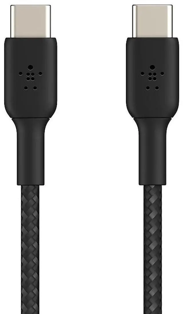 Alt view image 7 of 20 - Belkin CAB004bt1MBK 3.3 ft. Black Boost Charge Braided USB-C to USB-C Cable