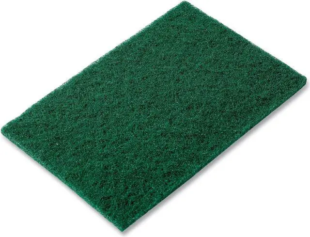 Alt view image 3 of 3 - Royal RPP S960 Medium-Duty Scouring Pad, 6.00" x 9.00", Green, 60 / Case