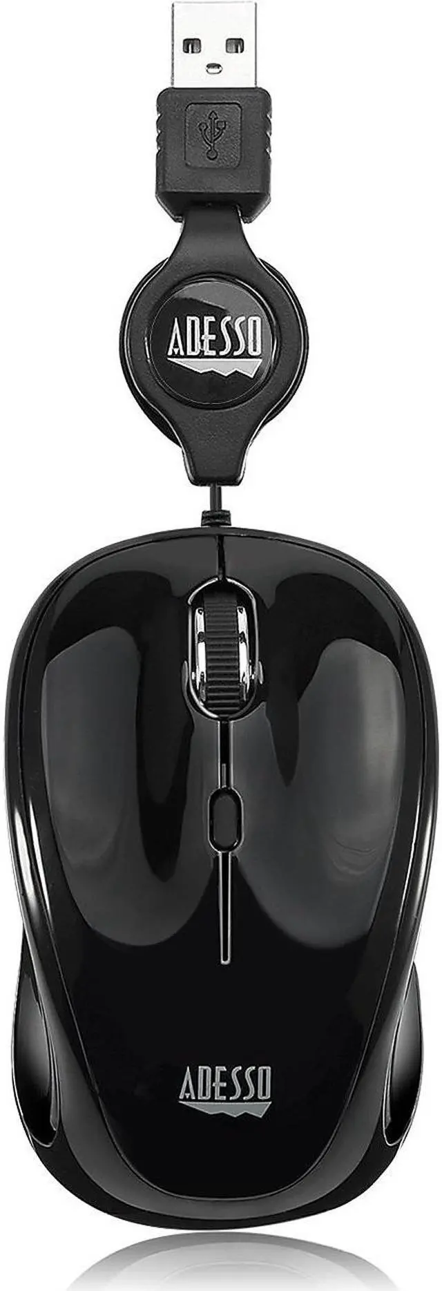 Alt view image 8 of 13 - Adesso iMouse S8B - USB Illuminated Retractable Mini Mouse