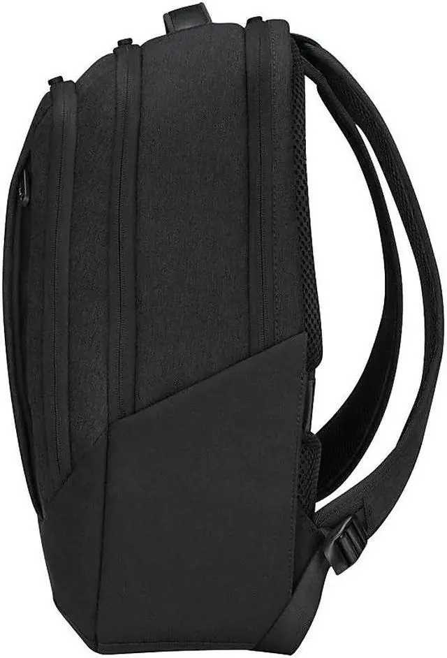Alt view image 3 of 9 - Targus Cypress Hero TBB586GL Carrying Case (Backpack) with EcoSmart for 15.6" Notebook - Black - 12" Height x 19.7" Width x 5.3" Depth - 5.28 gal Volume Capacity