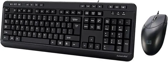 Alt view image 11 of 18 - Adesso Akb-132Cb - Antimicrobial Multimedia Desktop Keyboard And Mouse