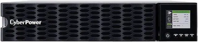 Alt view image 5 of 9 - CyberPower OL6KRTHD Smart App Online UPS Systems - 6000VA/6000W, 200 - 240 VAC, Hardwire Terminal (NEMA L6-30P power cord included), 2U, Rack / Tower, Sine Wave, 4 Outlets, LCD, PowerPanel® Business