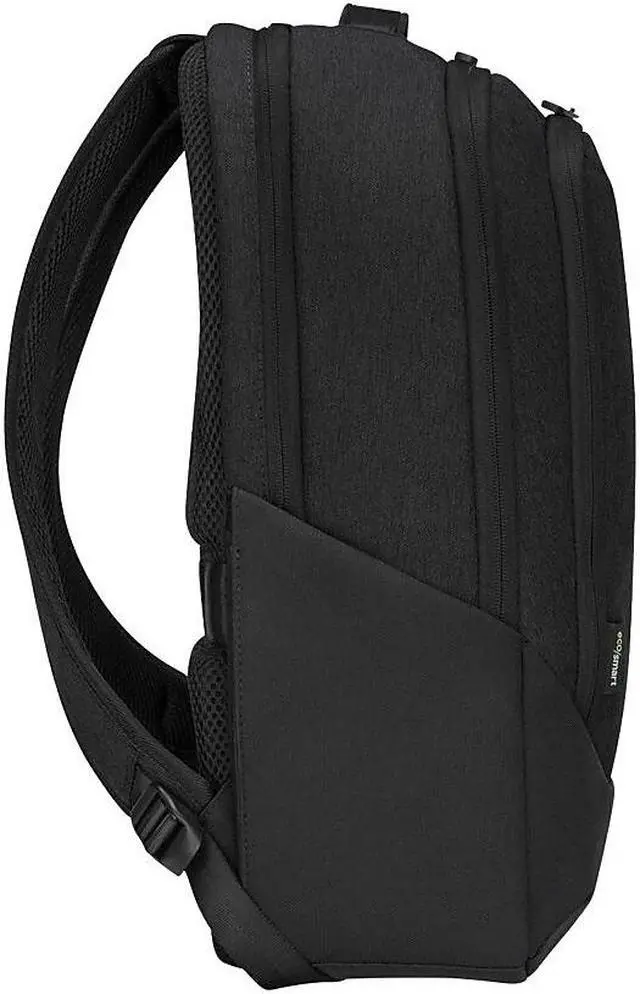 Alt view image 4 of 9 - Targus Cypress Hero TBB586GL Carrying Case (Backpack) with EcoSmart for 15.6" Notebook - Black - 12" Height x 19.7" Width x 5.3" Depth - 5.28 gal Volume Capacity