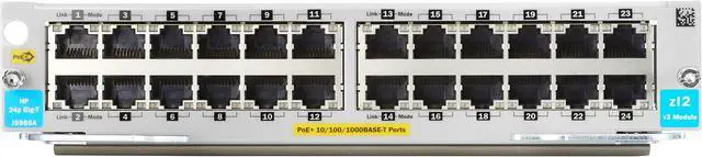Alt view image 8 of 12 - Hpe 5400R 24-Port 10/100/1000Base-T Poe+ With Macsec V3 Zl2 Module