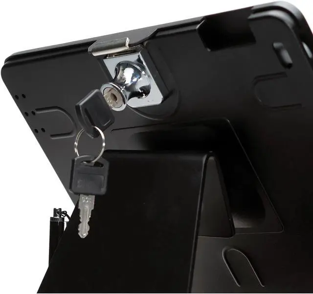 Alt view image 19 of 20 - Cta Digital Desktop Anti-Theft Stand Ipad Black Case Rotates 360 Degrees