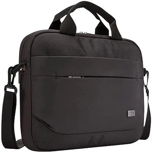 Alt view image 11 of 12 - Case Logic Advantage Adva-111 Black Carrying Case (Attaché) For 10" To 12" Notebook - Black