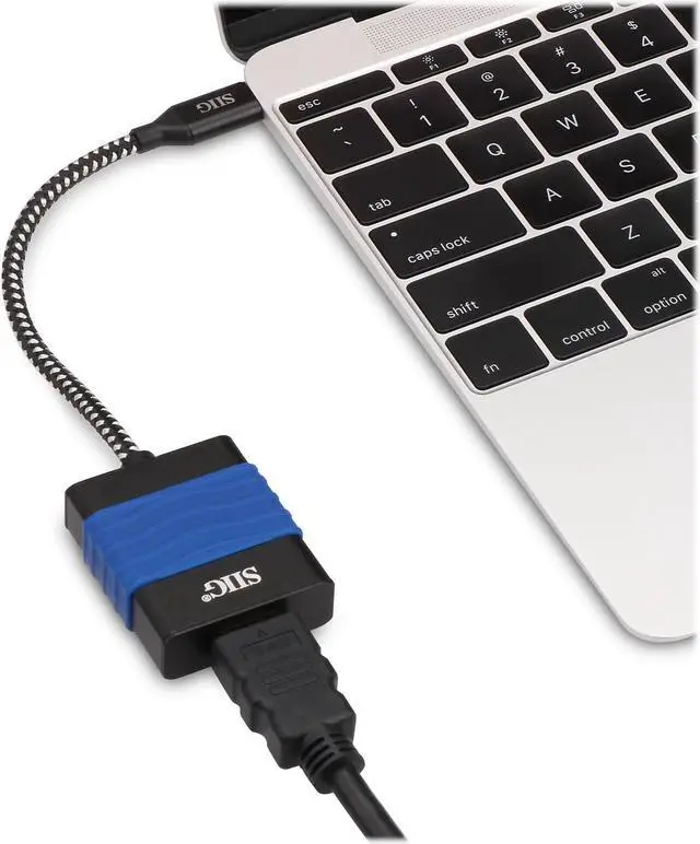 Alt view image 6 of 13 - SIIG Inc. CB-TC0014-S2 USB Type C to HDMI Cable Adapter - Black