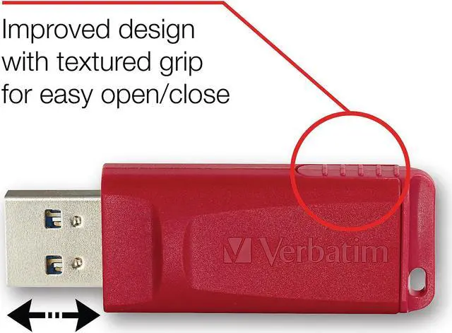 Alt view image 12 of 20 - Verbatim Store 'N' Go Usb Flash Drive, 16 Gb, Assorted Colors, 3/Pack 99122