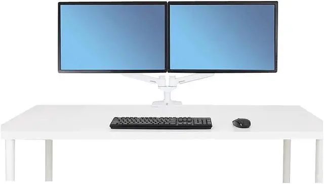 Alt view image 7 of 16 - ERGOTRON 45-491-216 LX DUAL SIDE-BY-SIDE ARM WHITE