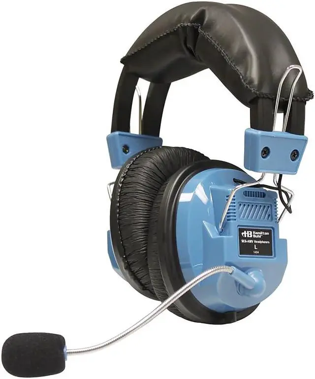 Alt view image 6 of 6 - Hamilton Buhl Gooseneck Mic In-Line Volume Control TRRS Plug Deluxe Headset