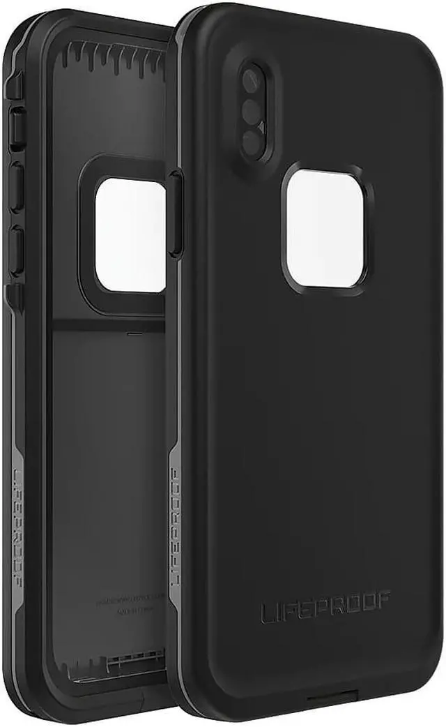Alt view image 4 of 4 - Lifeproof FRE SERIES for Apple iPhone Xs - Asphalt (Black/Dark Grey)