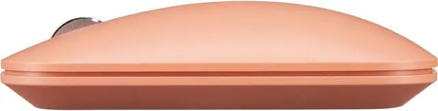 Alt view image 4 of 12 - Microsoft Mobile Mouse - Peach. Comfortable Right/Left Hand Use with Metal Scroll Wheel, Wireless, Bluetooth for PC/Laptop/Desktop, works with Mac/Windows 8/10/11 Computers