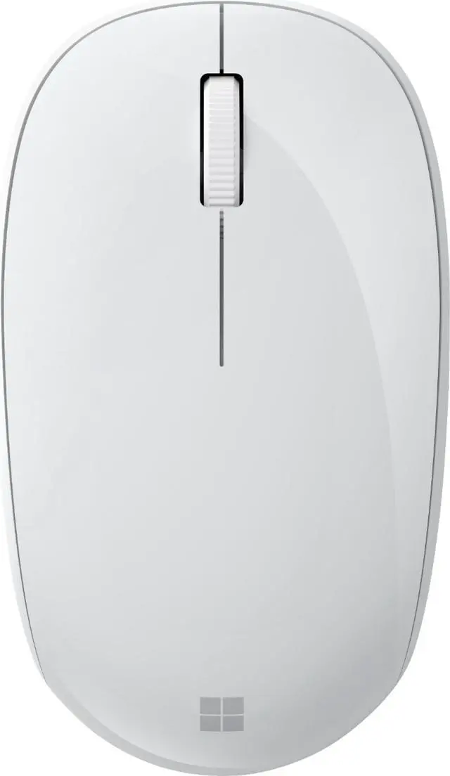 Alt view image 2 of 5 - Microsoft Bluetooth Mouse -Glacier. Comfortable Design, Right/Left Hand Use, 4-Way Scroll Wheel, Wireless Bluetooth Mouse for PC/Laptop/Desktop, Works with for Mac/Windows Computers