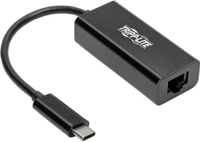 Alt view image 3 of 14 - Tripp Lite USB-C to Gigabit Network Adapter with Thunderbolt 3 Compatibility - Black