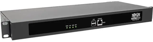 Alt view image 9 of 16 - Tripp Lite Serial Console Server 16-Port 2 USB Ports Dual GbE 4 Gb Flash 1U - Twisted Pair - 2 x Network (RJ-45) - 2 x USB - 16 x Serial Port - 10/100/1000Base-T - Gigabit Ethernet - Desktop, Rack-mou