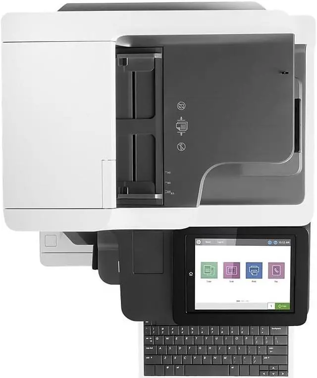 Alt view image 5 of 11 - HP USB, Wireless, Network Ready BK & WE Laser All-in-One Printer 7PT01A#BGJ