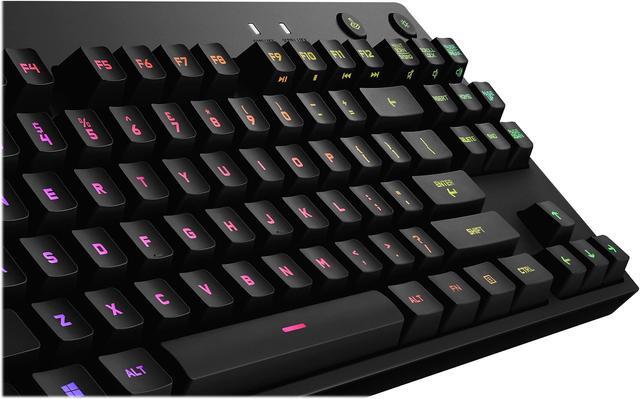 Alt view image 5 of 20 - Logitech G PRO Mechanical Gaming Keyboard, Ultra Portable Tenkeyless Design, Detachable Micro USB Cable, 16.8 Million Color LIGHTSYNC RGB Backlit Keys