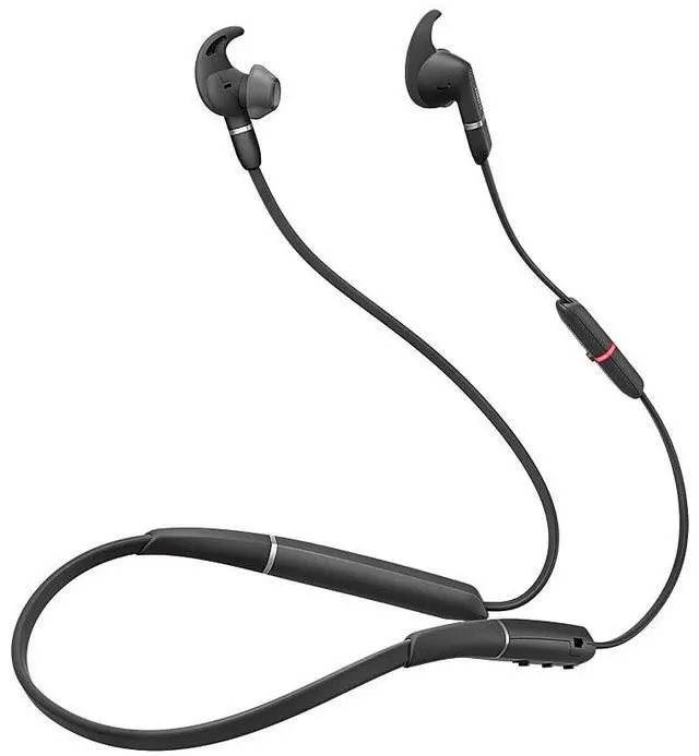 Alt view image 9 of 19 - Jabra Evolve 65e UC & Link 370 Wireless Professional Earbuds