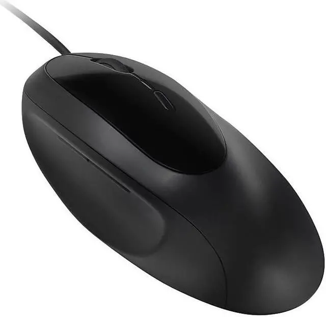 Alt view image 6 of 19 - Kensington Pro Fit K75403WW Black 5 Buttons 1 x Wheel USB Wired Ergo Mouse