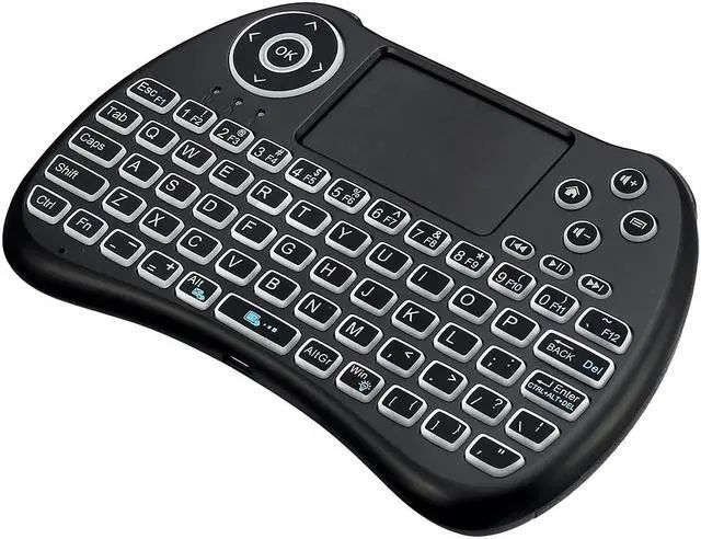 Alt view image 20 of 20 - Adesso SlimTouch 4040 - Wireless Illuminated Keyboard with Built-in Touchpad