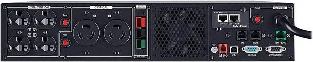 Alt view image 3 of 3 - CyberPower Smart App Sinewave PR3000RTXL2UHVAN 3KVA Tower/Rack Convertible UPS