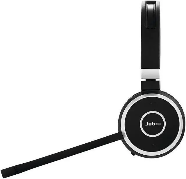 Alt view image 5 of 13 - Jabra Evolve 65+ MS Stereo Wireless Headset / Music Headphones