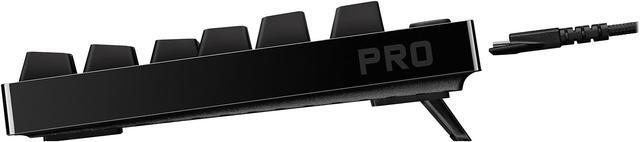 Alt view image 9 of 20 - Logitech G PRO Mechanical Gaming Keyboard, Ultra Portable Tenkeyless Design, Detachable Micro USB Cable, 16.8 Million Color LIGHTSYNC RGB Backlit Keys