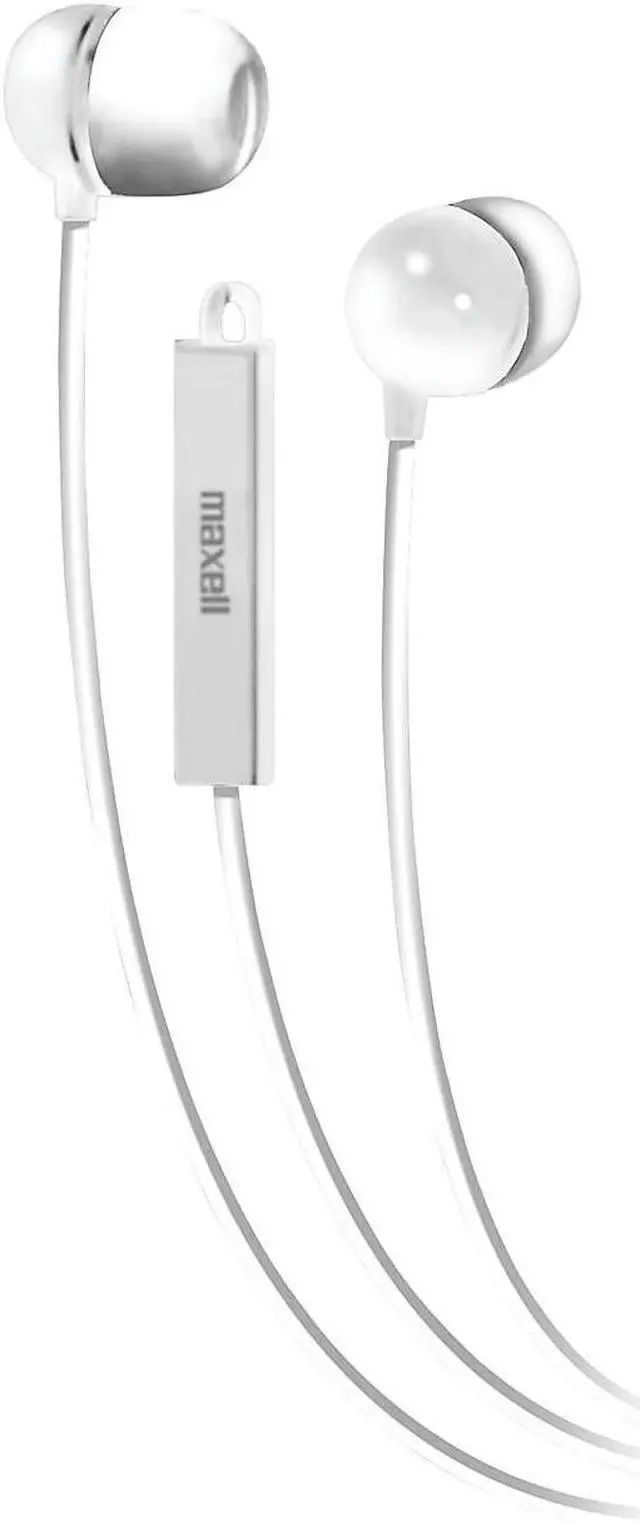 Alt view image 7 of 9 - Maxell 190303 - Iemicwht Stereo In-Ear Earbuds With Microphone & Remote (White)