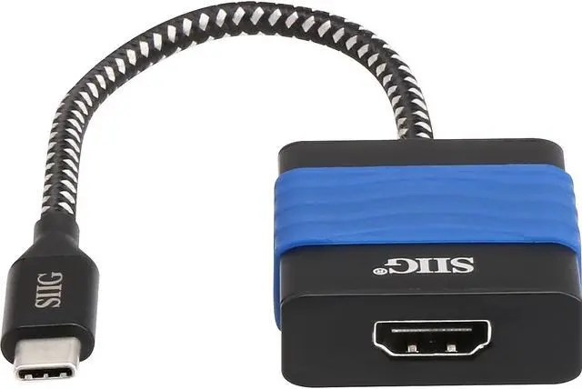 Alt view image 4 of 13 - SIIG Inc. CB-TC0014-S2 USB Type C to HDMI Cable Adapter - Black