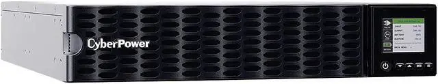 Alt view image 6 of 9 - CyberPower OL6KRTHD Smart App Online UPS Systems - 6000VA/6000W, 200 - 240 VAC, Hardwire Terminal (NEMA L6-30P power cord included), 2U, Rack / Tower, Sine Wave, 4 Outlets, LCD, PowerPanel® Business