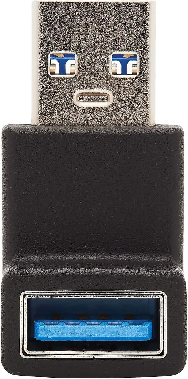 Alt view image 6 of 7 - TRIPP LITE U324-000-UP USB 3.0 SUPERSPEED ADAPTER - USB-A TO USB-A, M/F, UP ANGLE, BLACK