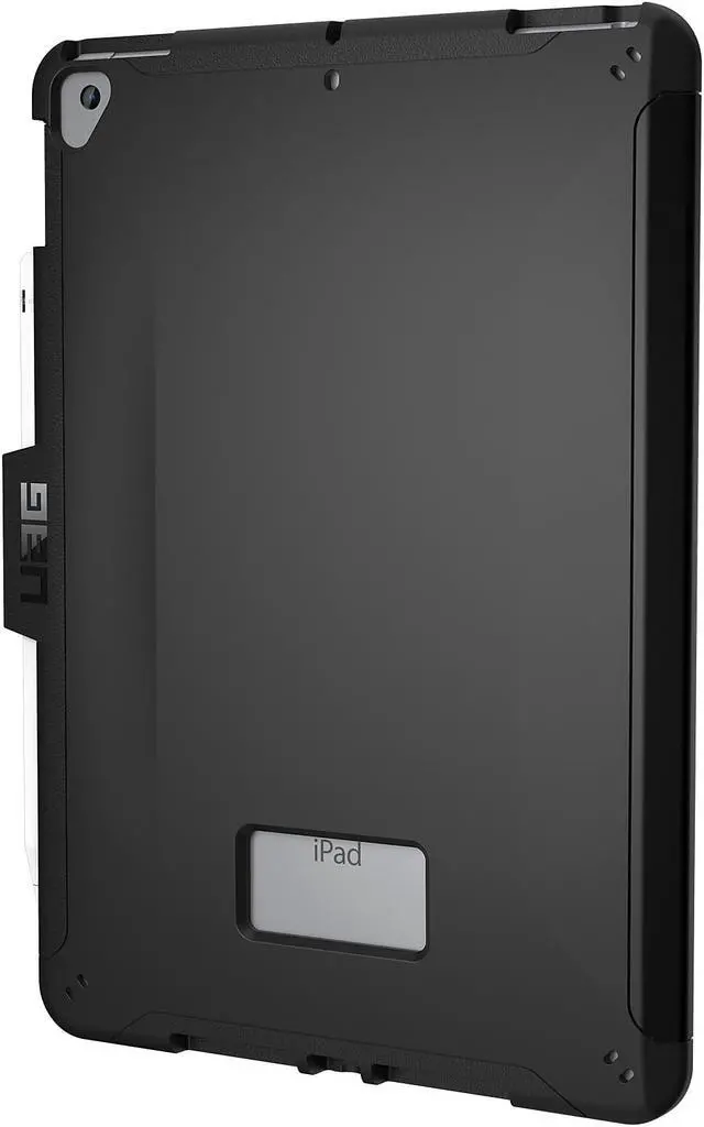 Alt view image 13 of 20 - UAG iPad 10.2-inch (9th Gen, 2021),(8th Gen, 2020) & (7th Gen, 2019) Case, Scout Feather-Light Rugged Military Drop Tested Protective Cover with Apple Pencil Holder, Black