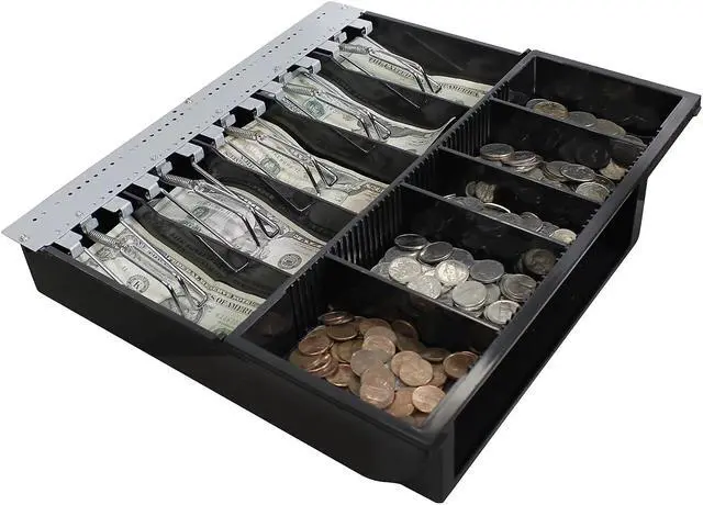 Alt view image 12 of 13 - Adesso MRP-16CD-TR 16” POS Cash Drawer Tray - 14" x 12.8" x 2.5"