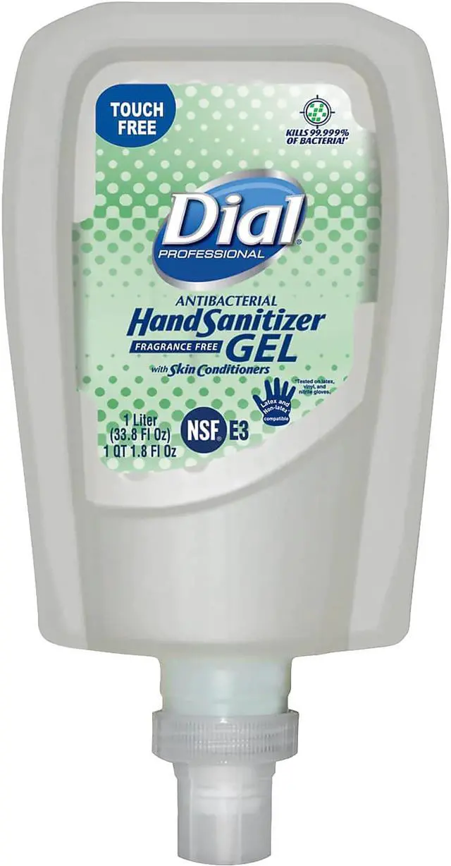 Alt view image 2 of 6 - Dial Profession FIT Antibacterial Gel Hand Sanitizer Refill 33.8 Fl. Oz.