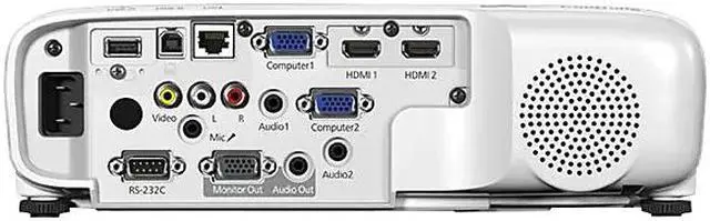 Alt view image 7 of 10 - Epson PowerLite 118 XGA 3LCD Classroom Projector 3800 lumens, V11HA03020