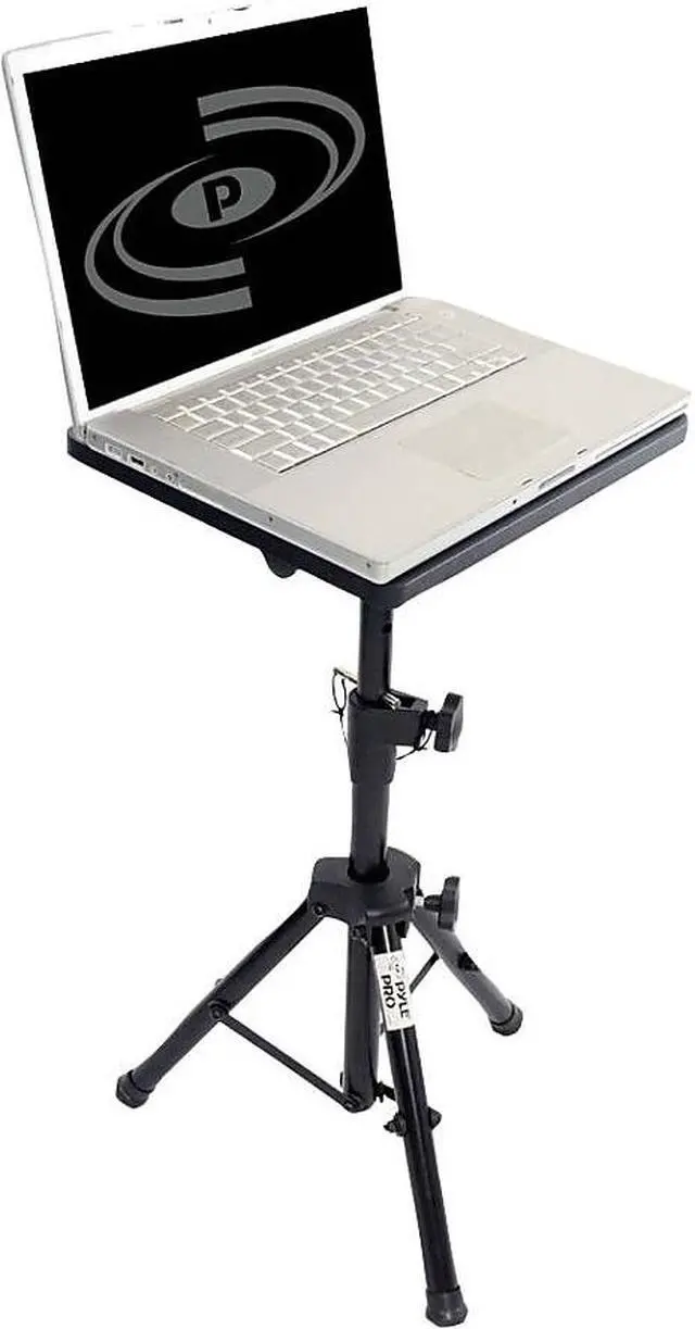 Alt view image 11 of 17 - Pyle Pro Universal Adjustable Notebook Laptop Computer Studio DJ Mount Stand