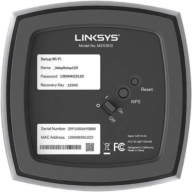 Alt view image 8 of 9 - Linksys MX5 Velop AX Whole Home Wi-Fi 6 System (MX5300)