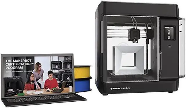 Alt view image 8 of 14 - Makerbot Sketch Single 3D Printer Classroom Kit