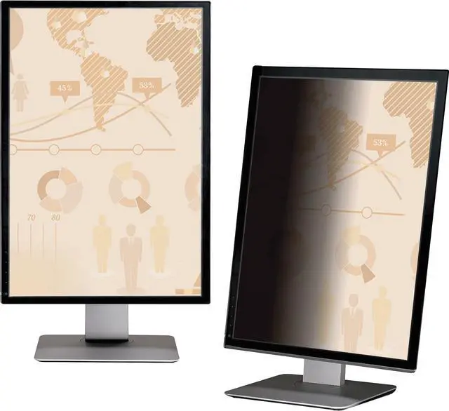 Alt view image 14 of 20 - 3M PF250W9P Privacy Filter For 25 Inch Widescreen Monitor - Display Privacy Filter - 25 Inch Wide - Black