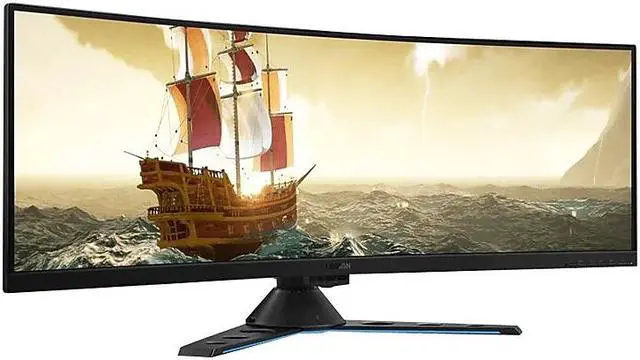Alt view image 5 of 20 - Lenovo Legion Y44w-10 43.4 Inch  WLED Ultra-wide Curved Panel HDR Gaming Monitor With Speaker