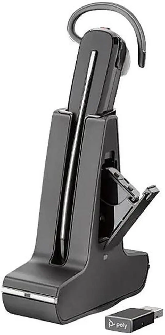 Alt view image 5 of 9 - PLANTRONICS 211204-01 Savi 8245 UC, S8245-M C, D200 USB-A, Unlimited TT, CONV, MOC, DECT 6.0, NA