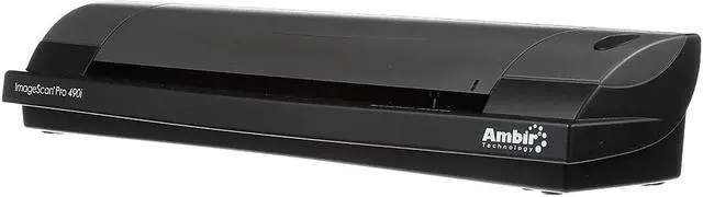 Alt view image 4 of 8 - Ambir ImageScan Pro 490i Duplex ID Card and Document Scanner w/AmbirScan (DS490-AS)